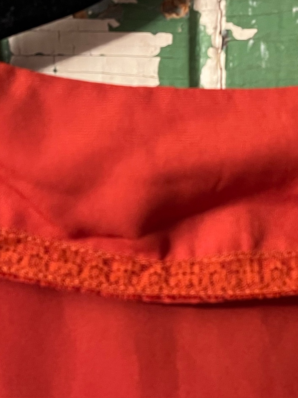 ModCloth Blouse Rust Color Ruffle Collar Plus Size 3X - Picture 4 of 8